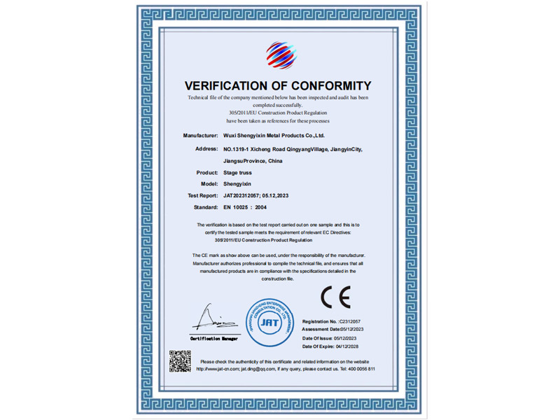 CE Certificate